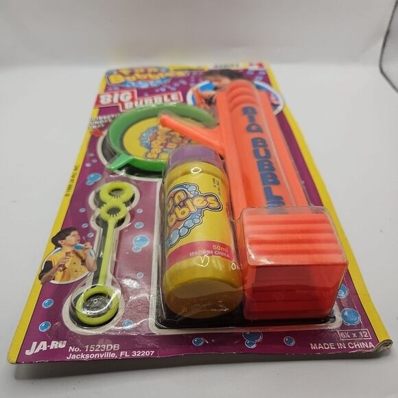 1999 Vintage JA-RU Inc - Fun Bubbles Big Bubble - Bubble Making Toy No. 1523DB - Picture 7 of 14
